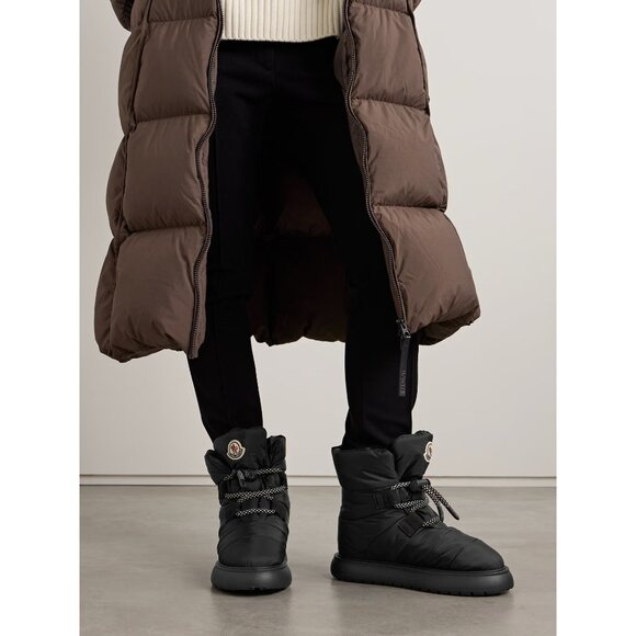 Moncler Gaia Pull Snow Boots in Black 40 New with Box Womens Winter Shoes - Picture 14 of 15